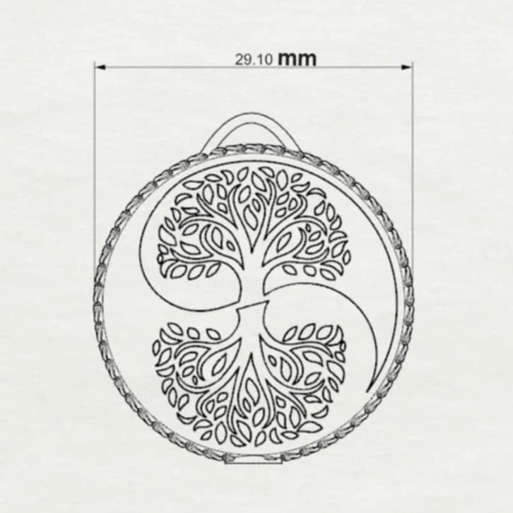 Glowing Tree of Life Pendant