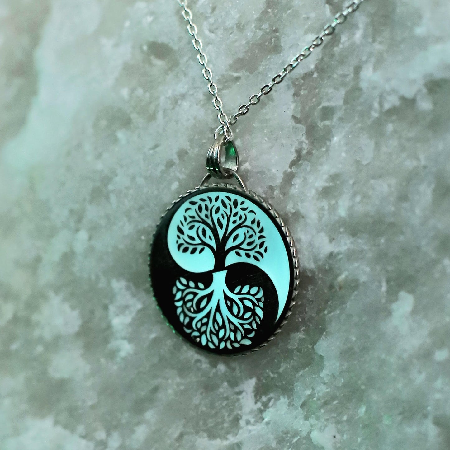 Glowing Tree of Life Pendant