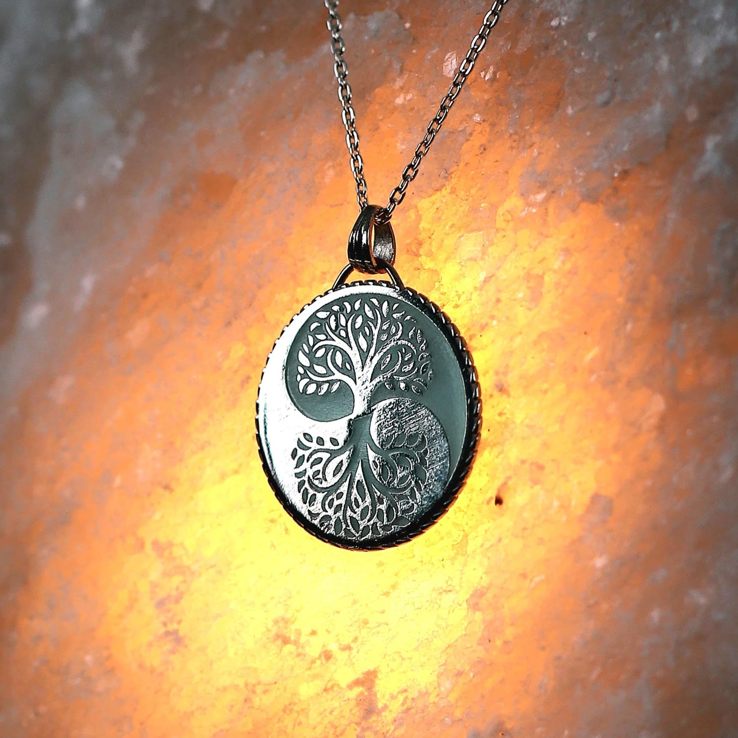 Glowing Tree of Life Pendant