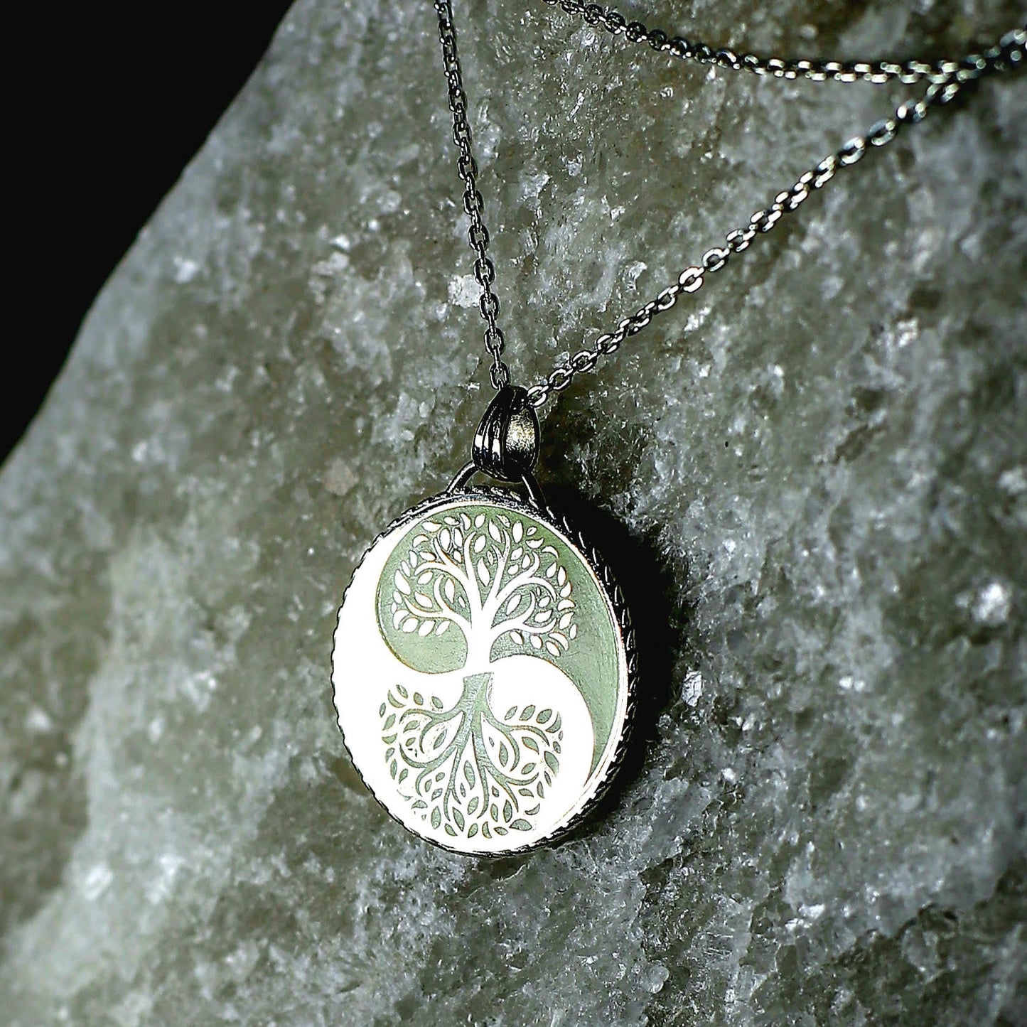 Glowing Tree of Life Pendant